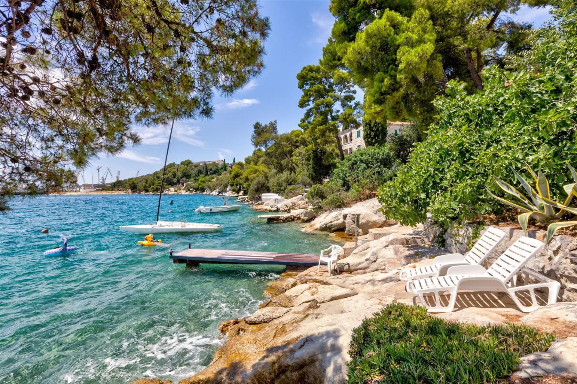 Villa Penava, Private Beach, Pool And 7Min To Трогир Екстериор снимка