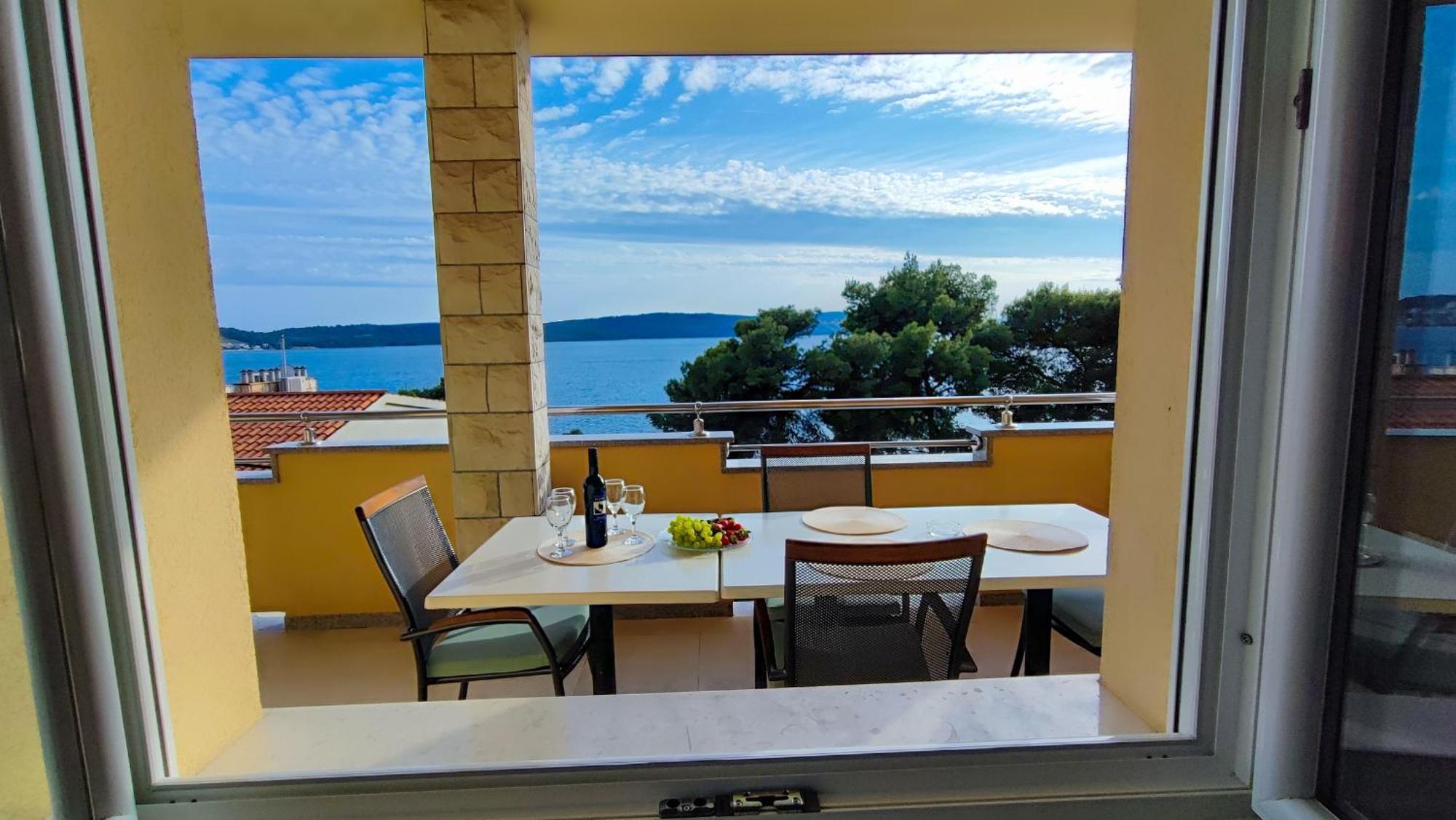 Villa Penava, Private Beach, Pool And 7Min To Трогир Стая снимка