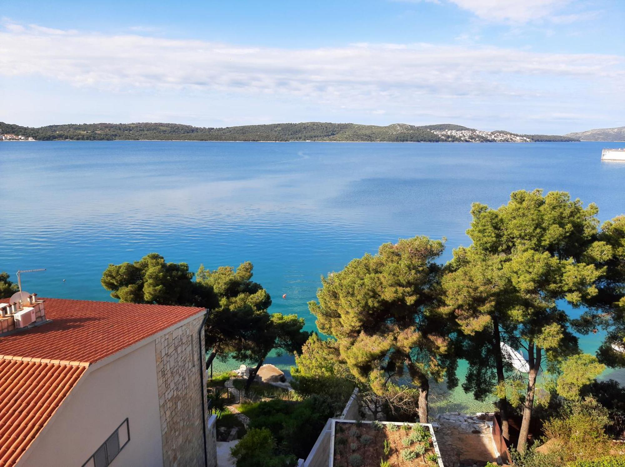 Villa Penava, Private Beach, Pool And 7Min To Трогир Екстериор снимка